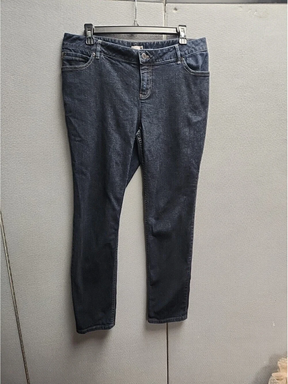 J. Jill Women’s Skinny Stretch Jeans Size 14 Medium Wash  Pants Great Condition